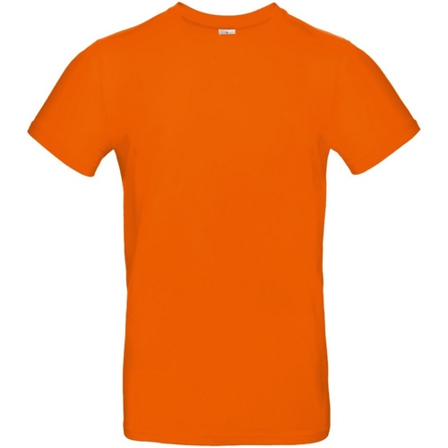 textil Hombre Camisetas manga larga B And C TU03T Naranja