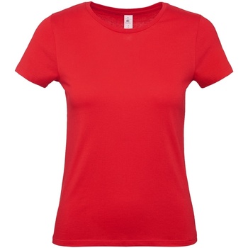 textil Mujer Camisetas manga larga B And C E150 Rojo