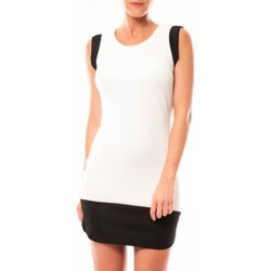 textil Mujer Vestidos Vero Moda Signe S/L Mini Dress 10111107 Blanc/Noir Negro