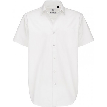 textil Hombre Camisas manga corta B And C Sharp Blanco