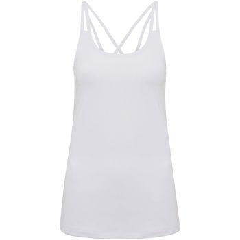 textil Mujer Camisetas sin mangas Tridri TR029 Blanco