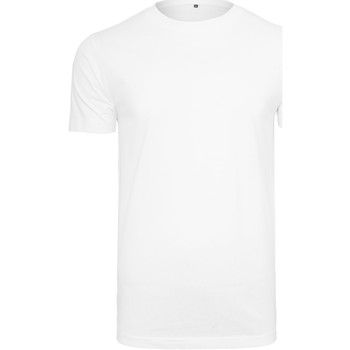 textil Hombre Camisetas manga larga Build Your Brand BY004 Blanco
