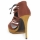 Zapatos Mujer Sandalias Pollini PA1602 Rojizo