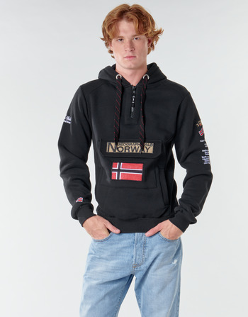 textil Hombre Sudaderas Geographical Norway GYMCLASS Negro