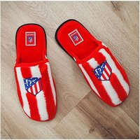 Zapatos Hombre Pantuflas Andinas Zapatillas Atlético De Madrid Rojo