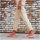 Zapatos Mujer Derbie & Richelieu Javer Zapatillas  60 Coral Naranja