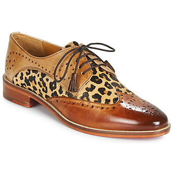 Zapatos Mujer Derbie Melvin & Hamilton BETTY-4 Marrón / Leopardo