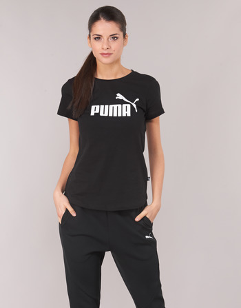 textil Mujer Camisetas manga corta Puma PERMA ESS TEE Negro