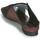 Zapatos Mujer Zuecos (Mules) Papucei KEPLER Negro / Burdeo