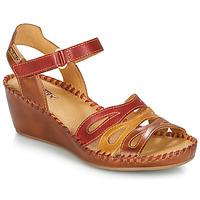 Zapatos Mujer Sandalias Pikolinos MARGARITA 943 Rojo / Marrón