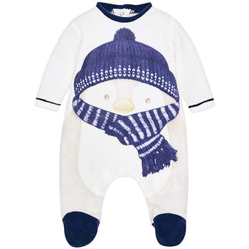 textil Niño Monos / Petos Mayoral Pyjama pingouin velours bleu pour bébé garçon Azul