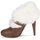Zapatos Mujer Botines Roberto Cavalli QPS586-PJ027 Marrón / Blanco