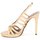 Zapatos Mujer Sandalias Roberto Cavalli QDS626-PL028 Beige