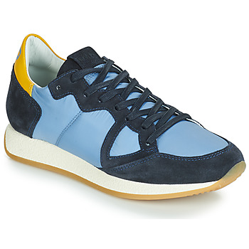 Zapatos Mujer Zapatillas bajas Philippe Model MONACO VINTAGE BASIC Azul / Amarillo