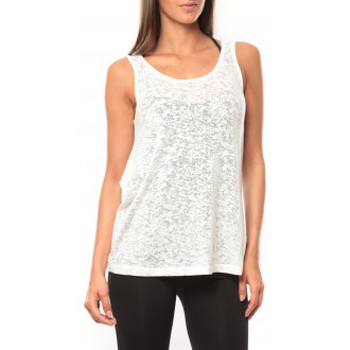 textil Mujer Tops / Blusas Vero Moda Débardeur Kitty Tank Top 10110750 Blanc Blanco