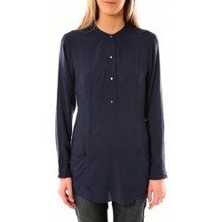 textil Mujer Camisas Vero Moda Alec L/S Tunic W/Out Top Pockets 10097849 Bleu Azul