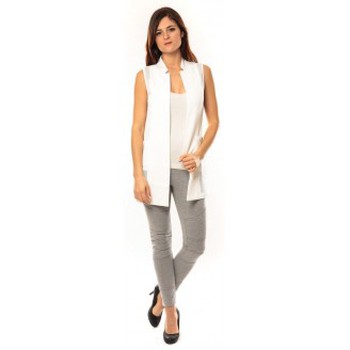 Vera & Lucy Gilet Lucce LC-7012 Blanc Blanco