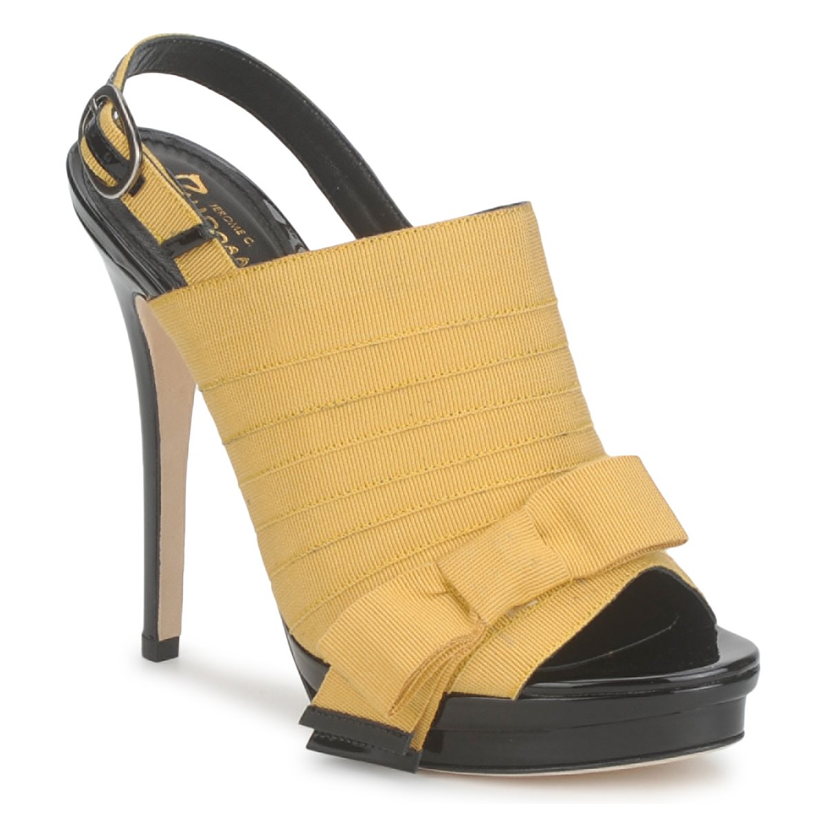Zapatos Mujer Sandalias Jerome C. Rousseau ROXY Amarillo / Negro