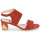 Zapatos Mujer Sandalias Metamorf'Ose EMBARQUA Rojo