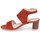 Zapatos Mujer Sandalias Metamorf'Ose EMBARQUA Rojo