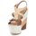 Zapatos Mujer Sandalias Moschino Cheap & CHIC STERLIZIA Beige marrón