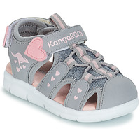 Zapatos Niña Sandalias de deporte Kangaroos K-MINI Gris / Rosa