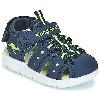 Zapatos Niño Sandalias de deporte Kangaroos K-MINI Marino / Amarillo
