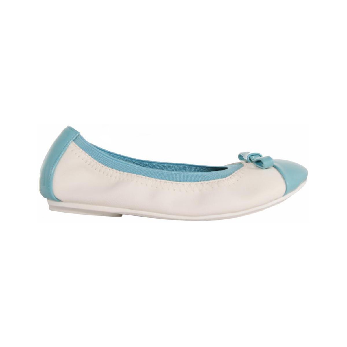 Zapatos Niña Bailarinas-manoletinas Flower Girl 851630-B4020 LBLUE-WHITE 