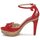 Zapatos Mujer Sandalias Etro 3488 Rojo