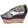Zapatos Mujer Sandalias Etro 3467 Gris / Negro / Violeta