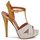 Zapatos Mujer Sandalias Missoni TM30 Gold / Silver