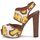 Zapatos Mujer Sandalias Missoni TM81 Marrón / Beige / Amarillo