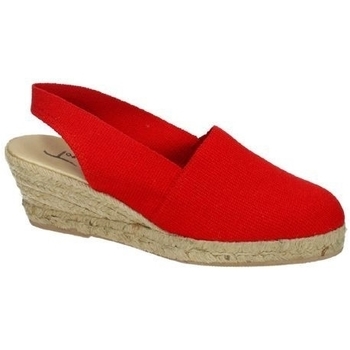 Zapatos Mujer Senderismo Torres Alpargata esparto Rojo
