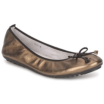 Zapatos Mujer Bailarinas-manoletinas Mac Douglas ELIANE Bronce / Negro / Barniz