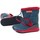 Zapatos Niños Botas de nieve adidas Originals Zambat C Grafito, Rojos, Azul