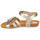 Zapatos Niña Sandalias Kickers BOGART Bronce / Metal