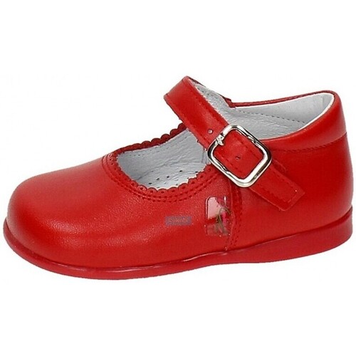 Zapatos Niña Bailarinas-manoletinas Bambineli 12482-18 Rojo