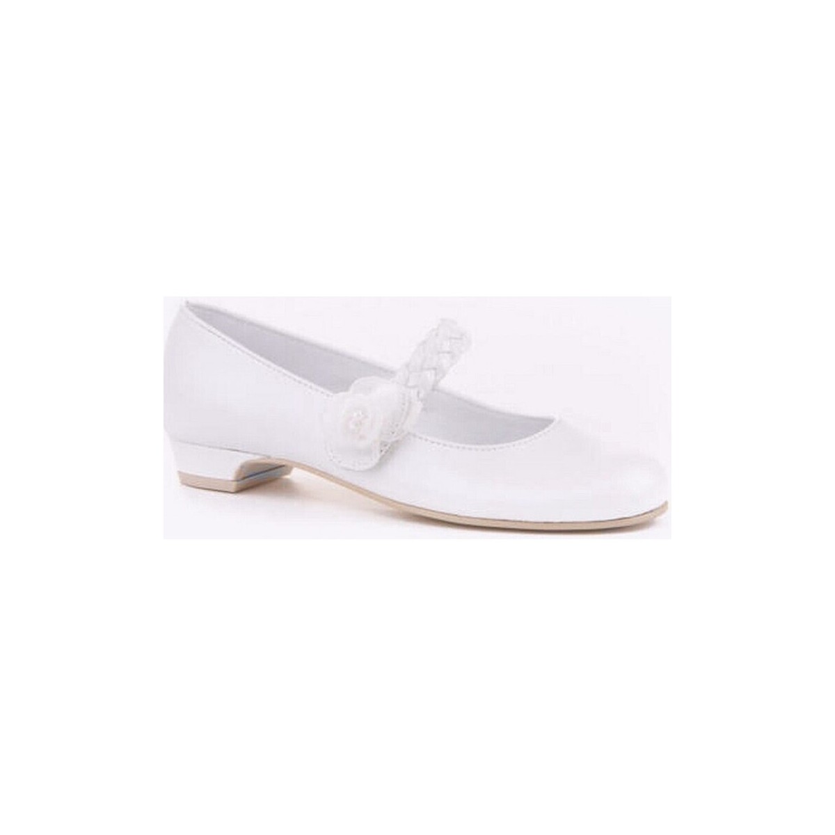 Zapatos Niña Bailarinas-manoletinas Angelitos 20872-24 Blanco
