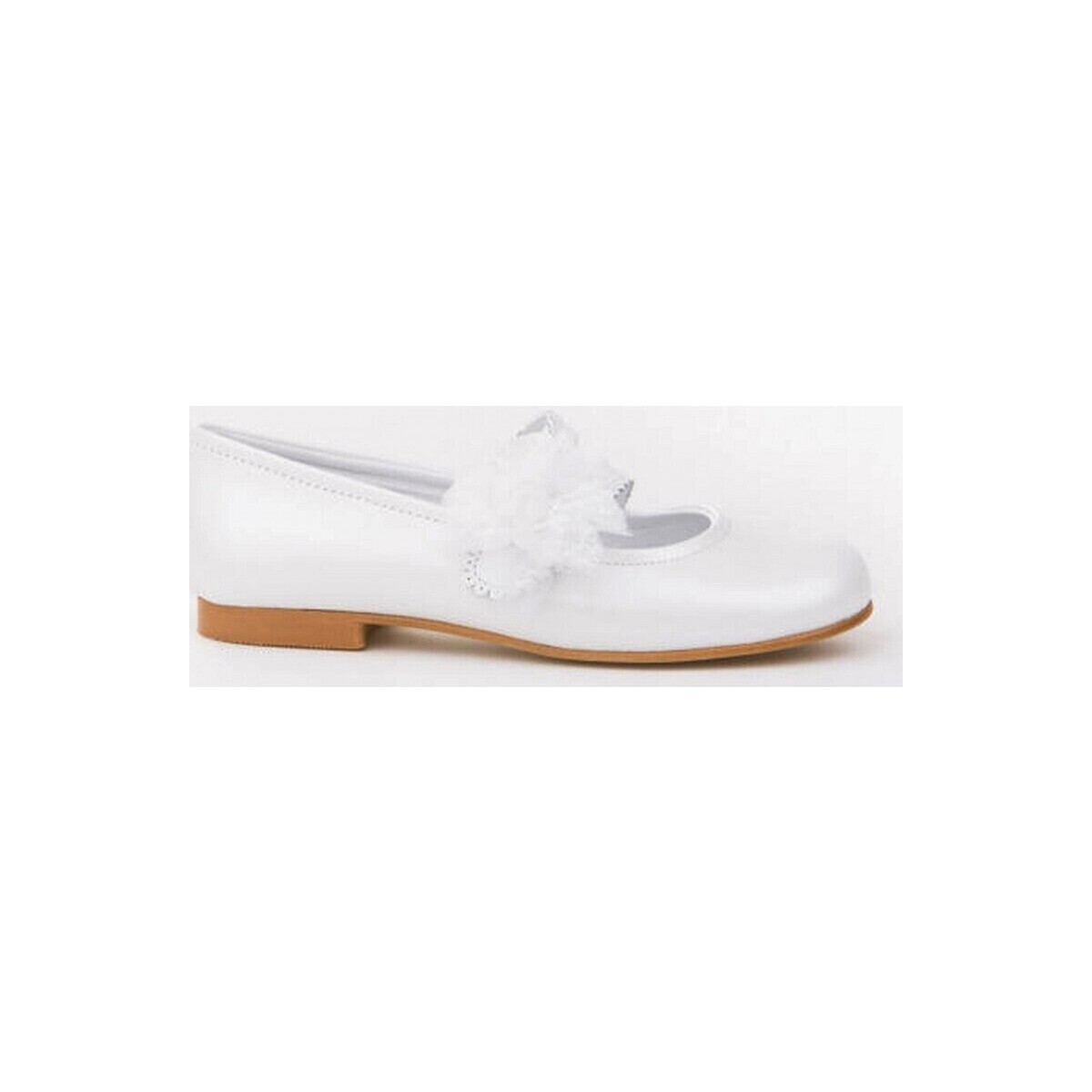 Zapatos Niña Bailarinas-manoletinas Angelitos 20873-24 Blanco