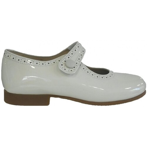 Zapatos Niña Bailarinas-manoletinas Kangurin 23049-15 Blanco