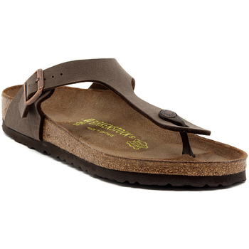 Zapatos Mujer Zuecos (Mules) Birkenstock GIZEH MOCCA CALZ N Multicolor