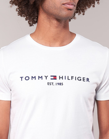 Tommy Hilfiger TOMMY FLAG HILFIGER TEE Blanco