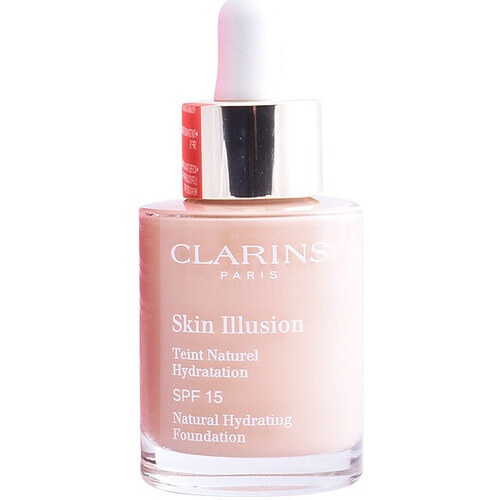 Belleza Base de maquillaje Clarins Skin Illusion Teint Naturel Hydratation 107-beige 