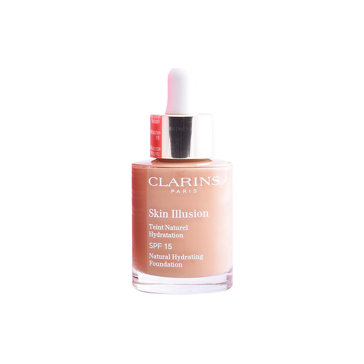 Belleza Base de maquillaje Clarins Skin Illusion Teint Naturel Hydratation 113-chestnut 