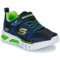 Zapatos Niño Zapatillas bajas Skechers SKECHERS BOY Azul / Verde