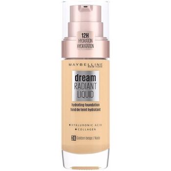 Belleza Base de maquillaje Maybelline New York Dream Satin Liquid Foundation+serum 24-golden Beige 