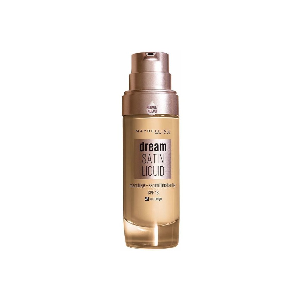 Belleza Base de maquillaje Maybelline New York Dream Radiant Liquid Foundation+serum 48-sun Beige 