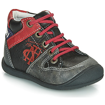 Zapatos Niño Botas de caña baja Catimini COMATULE Negro / Rojo