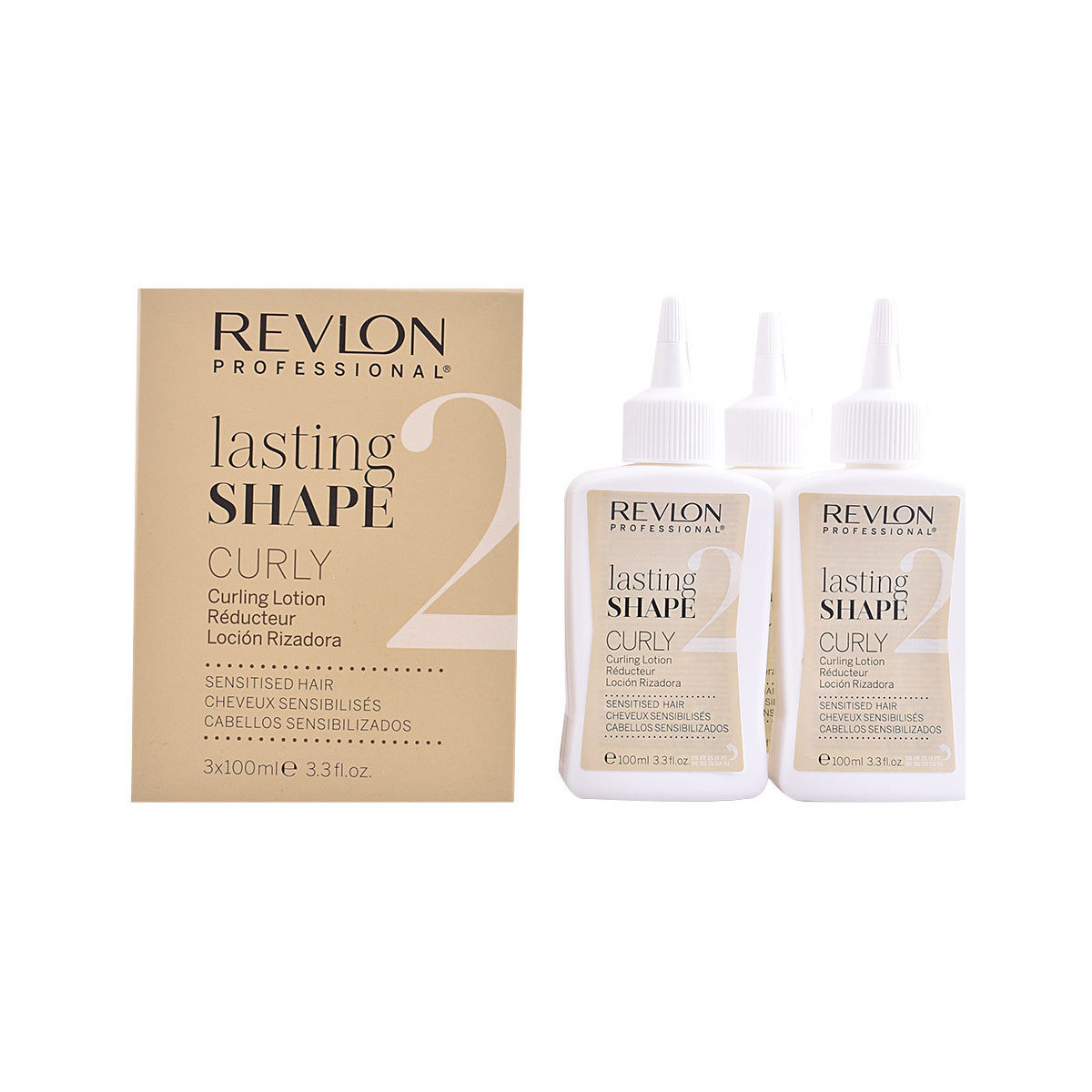 Belleza Tratamiento capilar Revlon Lasting Shape Curling Lotion Sensitive Hair 3 X 