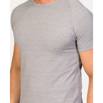 Zd - Zero Defects Camiseta de manga corta y cuello redondo algodón Egipcio Gris